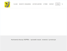 Tablet Screenshot of kluczykarze.pl